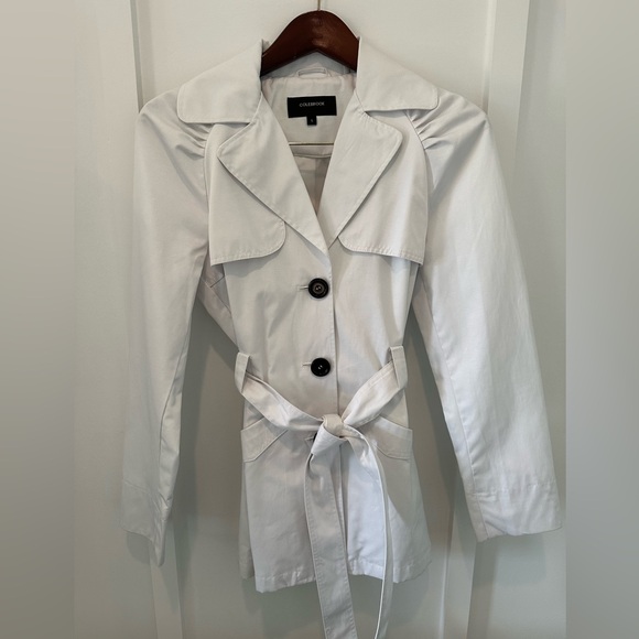 Colebrook Jackets & Blazers - Colebrook Women's White Trench Coat